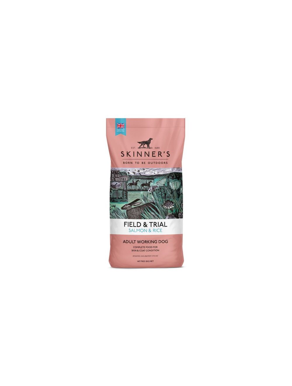 Petcetera Skinners Field and Trial Gluten Free Salmon Rice Dog Food